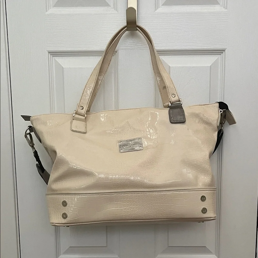 JM New York Large Travel Tote Lap Top Bag - Picture 1 of 6